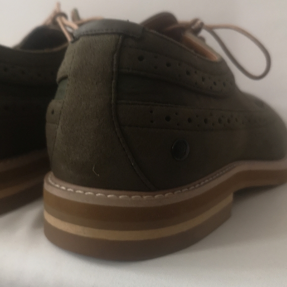 Men's Oxford Style Green with Camo Pattern by Call it Spring, Like-new Size 12US - Picture 6 of 9